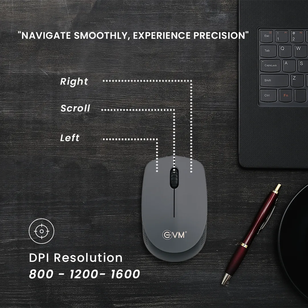 EVM Wireless Mouse Neo 3W042 (Grey) view 6